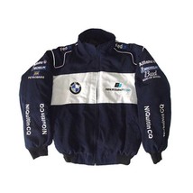 BMW Williams F1 Dark Blue Jacke | NASCAR jacket | Gift jacket | embroidered jack - £134.59 GBP