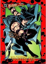 1993 DC Bloodlines Card - Nighblade - #60 - Skybox - £1.14 GBP