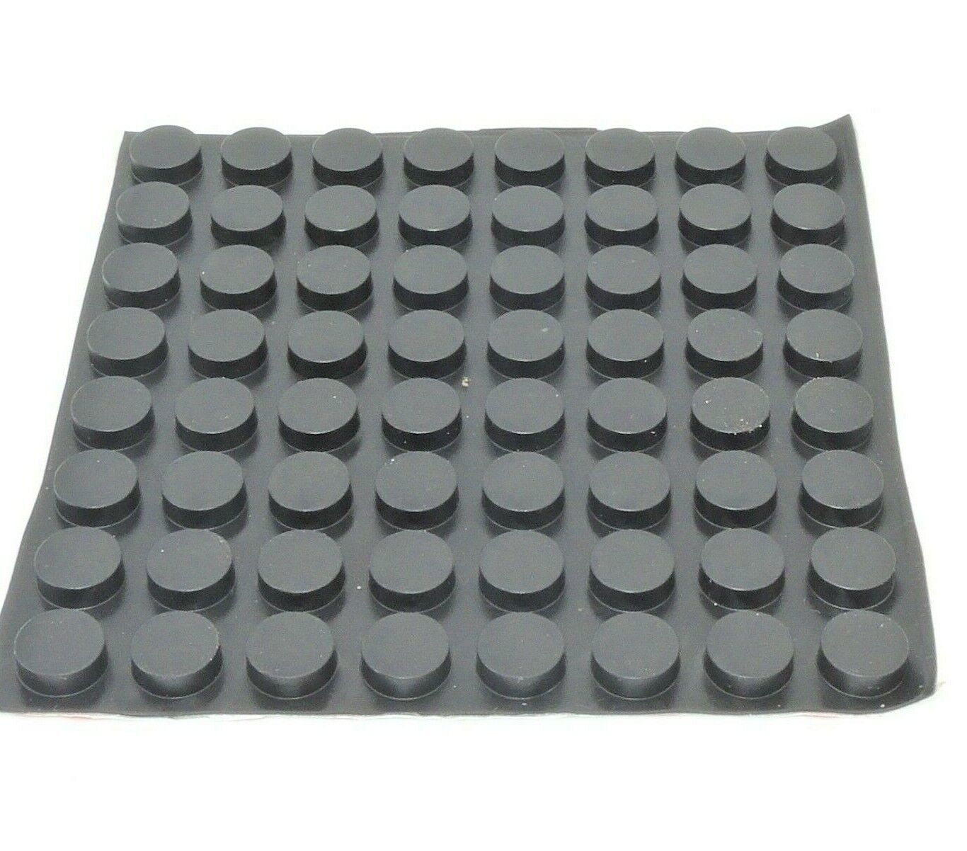 3/16&quot; Thick x 1/2&quot; Wide Round Stick on Rubber Feet for Electronics Adhes... - $14.80+