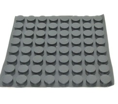 3/16&quot; Thick Round Stick on Rubber Feet for Electronics 1/2&quot; Wide Adhesiv... - £9.54 GBP+