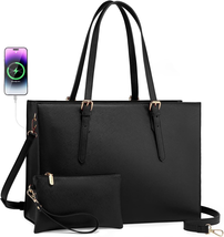 Laptop Tote Bag for Women, Large Briefcase for 15.6 Inch Computer Wate - $80.18