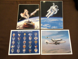 NASA SPACE SHUTTLE MISSIONS ORIGINAL VINTAGE 1990&#39;S COLOR 8 X 10 PHOTOS ... - $24.74