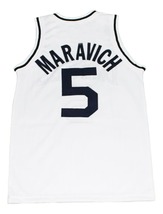 Pete Maravich #5 Daniel High School New Men Basketball Jersey White Any Size image 2