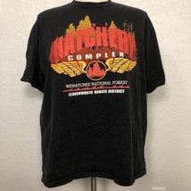 Vintage 90s Hatchery Complex Forest Fire T Shirt XL Wenatchee National F... - $18.00