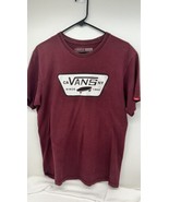 VANS CA NY 1966 T Shirt Adult M Red White Logo Classic Crew Tee Cotton Mens - £7.74 GBP