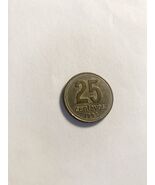1993 Argentina 25 Centavos Coin &quot;En Union Y Libertad&quot; - $3.93 CAD