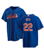 Juan Soto #22 Mets Men&#39;s Jersey Alt Blue Replica Jersey - All Stitched - $67.79 CAD