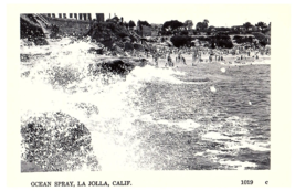RPPC Postcard Ocean Spray La Jolla California by Carl&#39;s Views - £6.76 GBP