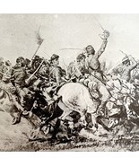 Sheridans Charge Winchester Virginia Civil War 1899 Victorian Print DWV7B - €25,92 EUR