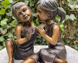 Childhood Secrets – Bronze Sculpture. 14x10x13cm - $249.95