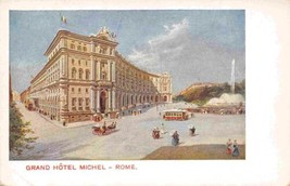 Excelsior Hotel De La Ville Florence Italy 1910c postcard - £5.55 GBP