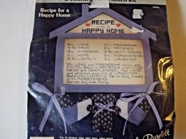 Dale Burdett Country Cross Stitch Frame Recipe For A Happy Home Nip - £8.43 GBP