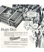 Whitman&#39;s Salmagundi Chocolates Easter 1929 Advertisement Candy DWCC14 - $24.99