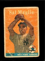 1958 TOPPS #43 SAL MAGLIE FAIR YANKEES UER  *NY0173 - $3.92