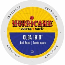 Hurricane Coffee Cuba 1910 Coffee 24 to 144 Keurig Kcups Pick Any Size FREE SHIP - £21.22 GBP+
