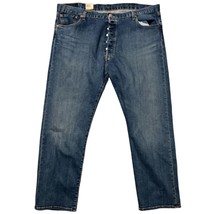 501® Levi&#39;s Original Fit Men&#39;s Jeans 44x30 Dark Stonewash Non Stretch - $49.49