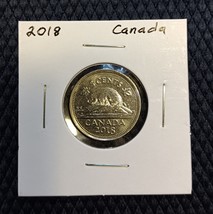 2018 Canada 5¢ Nickel Prooflike Uncirculated - £1.50 GBP