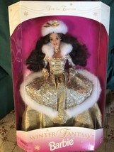 Mattel Winter Fantasy Brunette Barbie Doll 1995 Vintage #15530  NRFB - £31.38 GBP