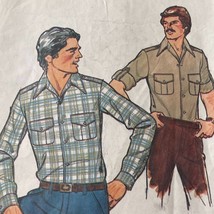 Simplicity 8444 Sewing Pattern 1978 Size 38 Mens Shirt Vintage - $9.87