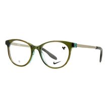Nike NIKE 7173 317 Olive/Blue Laminate 51mm Eyeglasses New Authentic - $74.41 CAD