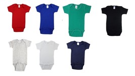 Baby One Piece T Shirt Shirt Short Sleeve Creeper- 7 Colors To Choose From - £8.25 GBP