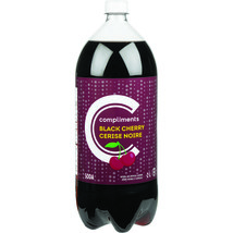 4 Big Bottles Of Compliments Black Cherry Soft Drink 2L Each - Free Shipping - £31.89 GBP