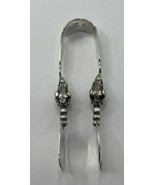 Sterling Silver Tongs 4.5” LM DER Signed Mexican Made Heavy! 43.6g - $128.99 CAD