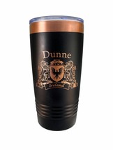 Dunne Irish Coat of Arms Black Travel Mug - $511.48 MXN