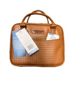 Veronica Jamison Hampton Brown Faux Leather Lunch Bag Tote Containers Gi... - €33,85 EUR