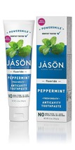 Jason Natural Products Toothpaste Peppermint Flouride 4.2 Oz 1 Pack - $10.71