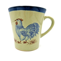 Chicken with Attitude Ceramic Mug Cup Sage Green Storm Blue Small 6 fl oz - $7.69