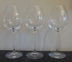 3 ORREFORS CRYSTAL DIFFERENCE WINE GOBLETS DESIGNED BY ERIKA LAGERBIELKE - £61.50 GBP