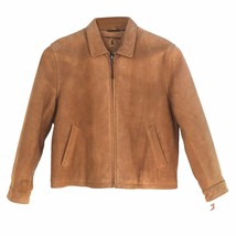Vintage,Tommy Hilfiger, Q44049LTB, Men Leather James Dean Bomber Jacket,Tobacco - £309.90 GBP