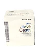 Memorex Slim Clear Jewel Cases 30 Pack *NEW* Sealed - $176.71 MXN