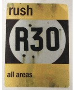 Rush &quot;R30&quot; World Tour 2004 Official Back Stage Pass - £15.84 GBP