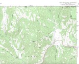 Tony Grove Creek Quadrangle Utah-Idaho 1969 USGS Topo Map 7.5 Minute Top... - $23.99