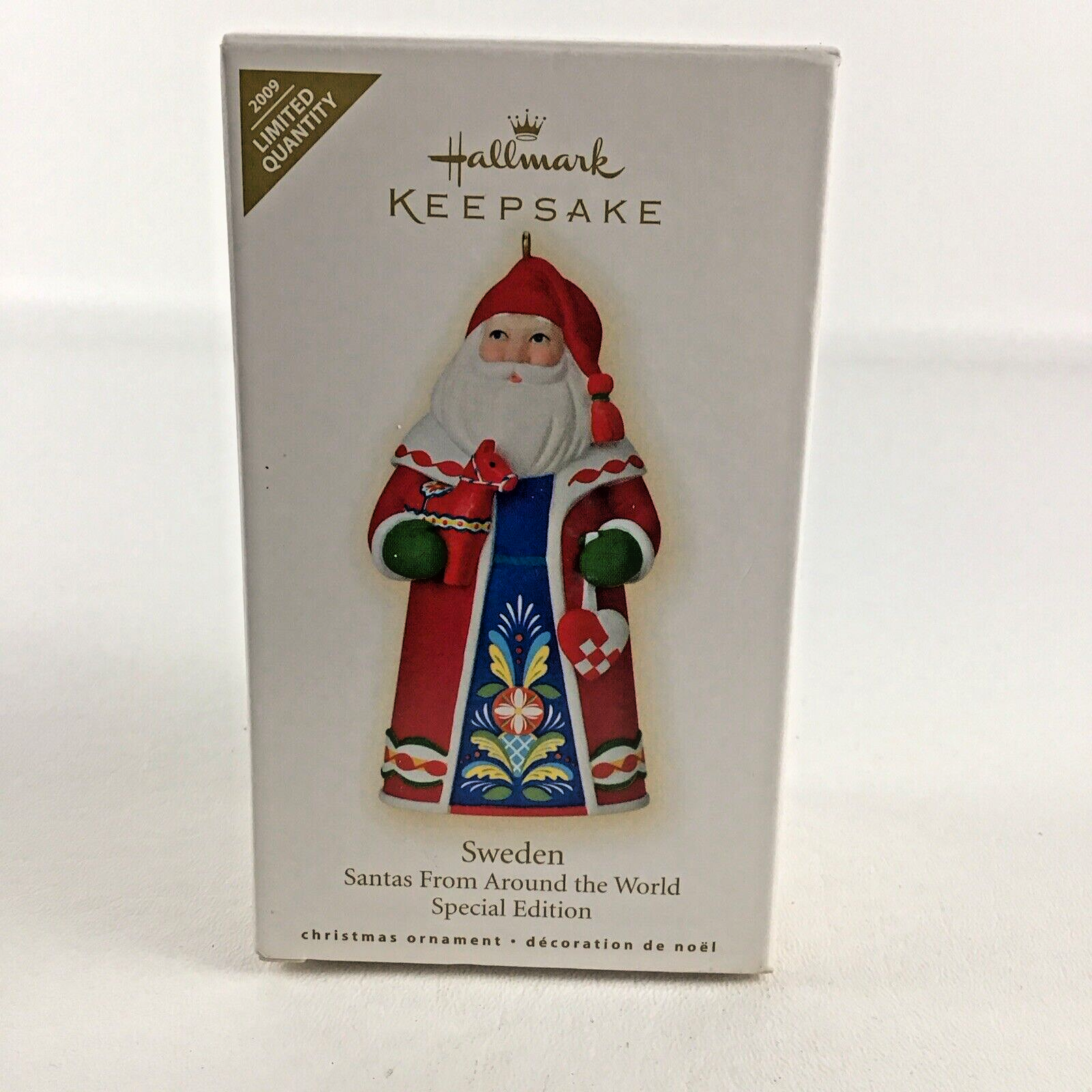 Hallmark Keepsake Christmas Ornament Sweden Santa's From Around The World 2009 - $123.70