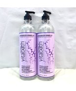 2 Pack Vitabath Lavender Vanilla Body Wash Paraben Free 26.4oz 780ml Eac... - £47.47 GBP