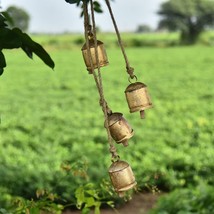 Decorative 4 Harmony Bells Garden Rustic Relaxing Tranquil Wind Chimes Ornaments - £9.45 GBP