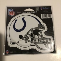 NFL Indianapolis Colts 4” Auto Magnet Helmet by WinCraft Die-cut For Indoor/out - £5.45 GBP