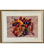 Harvey Edwards – &quot;Satin Rainbows&quot; Signed Lithograph #159/3000 w/ COA Fra... - $149.99