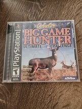 Cabela&#39;s Big Game Hunter: Ultimate Challenge For PlayStation 1 PS1 Very ... - $7.36