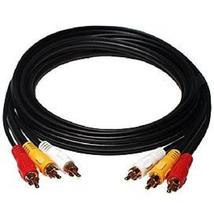 25 ft. 3-RCA Male to 3-RCA Male Composite Cable - Black - $24.00
