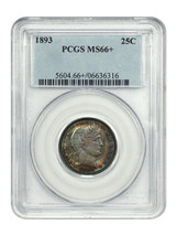 1893 25C PCGS MS66+ - $7,078.58