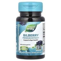 Nature&#39;s Way Bilberry 80 mg - 60 Vegan capsules - £14.95 GBP