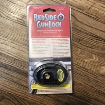 NEW Black Fixed Mounting Keyed Trigger Gun Lock by BedSide Gunlock BS071... - $8.40