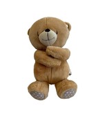 Hallmark Forever Friends Tan Bear Plush Stuffed Animal Hook Loop Hands P... - £10.05 GBP