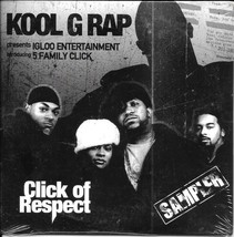 Kool G Rap Click of Respect CD Hip Hop Promo Sampler New &amp; Sealed Digipak HTF - £28.12 GBP