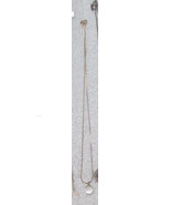 Rose Gold  Tone over  Tone  Silver Jewelry Chain Necklace with Pendant - $13.87 CAD