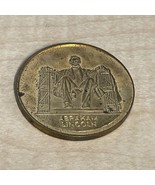 Vintage Abraham Lincoln Lincoln Memorial Coin Souvenir Travel Event KG JD - $376.14 MXN